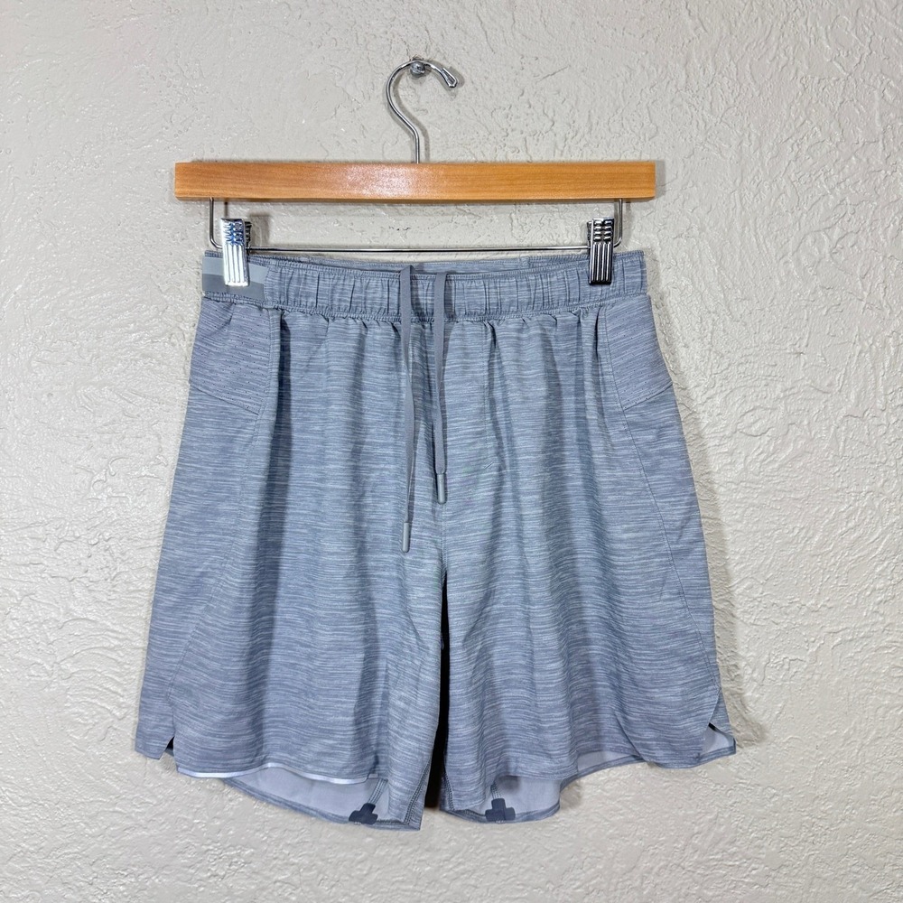 Lululemon Surge Short 6" Linerless LM7AB3S Mens Small Swift Reflective Run Train